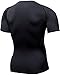 TSLA Men's UPF 50+ Quick Dry Short Sleeve Compression Shirts, Athletic Workout Shirt, Water Sports Rash Guard, BLM Edition Guard Black, X-Large