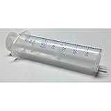 Plastic Syringe, Luer Slip, 50 mL, PK30