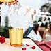 Gold Votive Candle Holder Set of 24,HabiLife Mercury Glass Tealight Candle Holder,Adds The Perfect Ambiance to Your Wedding/Home Decor…