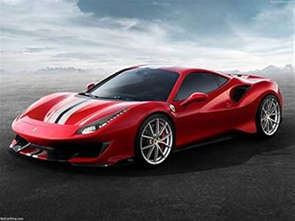 Amazoncom Ferrari 488 Pista 2019 Poster 18 X 24