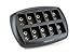 Tenergy TN295 9V Battery Charger for Li-ion Battery, Rechargeable 9V Cell Charger, Li-ion Battery Charger, 10-Bay 9 Volt Smart Charger for Smoke Detector/Alarm Rechargeable Battery