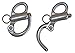 Five Oceans FO441 Marine Fixed Bail Snap Shackle for Sailboats, Stainless Steel 2 inches