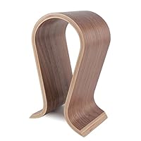 Qadira Wooden Headphone Stand (Walnut Finish)