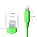 Cambond 2 Pack USB Cable, 8 Pin Phone Charger Cable Cord for iPhone X iPhone 8 8 Plus 7 7 Plus 6s 6s Plus 6 6 Plus, iPad Air, iPad Mini, iPad, iPod, Apple MFI Certified (Blue+Green 6 ft)