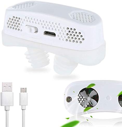 3 in 1 Anti Snoring Devices,2019 Automatic Snore Stopper & Air Purifier Filter, Snoring Solution,Nasal Dilator Nose Vents Plugs for Easing Breathing and Comfortable Sleep (White)