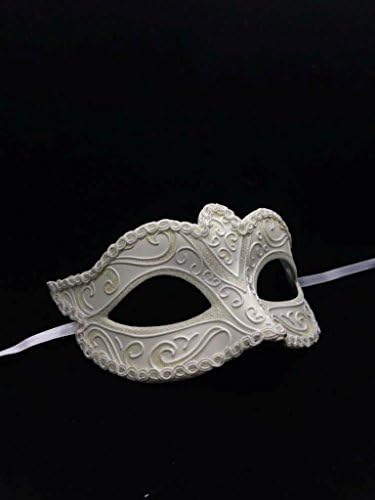 Unpainted Blank Mask, Womens Petite Masquerade Mask for Costume Party DIY Mask