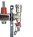 VIVO 6 Loop 1/2 inch Pex Manifold Stainless Steel Radiant Floor Heating Set, 6 Branch Kit (PEX-M12-6)