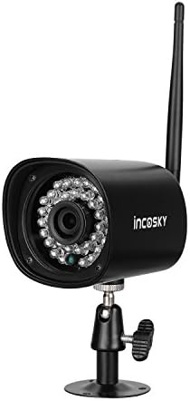 Security Camera incoSKY 720P Wireless Bullet IP Camera Waterproof IR Night Vision Motion Detection Alarm P2P FTP for Home Survellance System Windows iOS Android, BI6