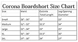 Corona Palm Men's Blue Boardshorts - X-LARGE Corona