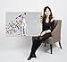 SEVEN WALL ARTS - Modern Animal Cute Pet Dog Painting Colorful Dalmatian Puppy with Colorful Footprint Funny Dogs Artwork for Home Decor 36x24 Inch