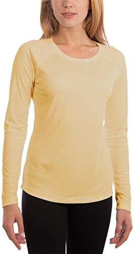 Women’s UPF 50+ UV Sun Protection Long Sleeve Performance Slim Fit T-Shirt for Sports and Outdoor Lifestyle