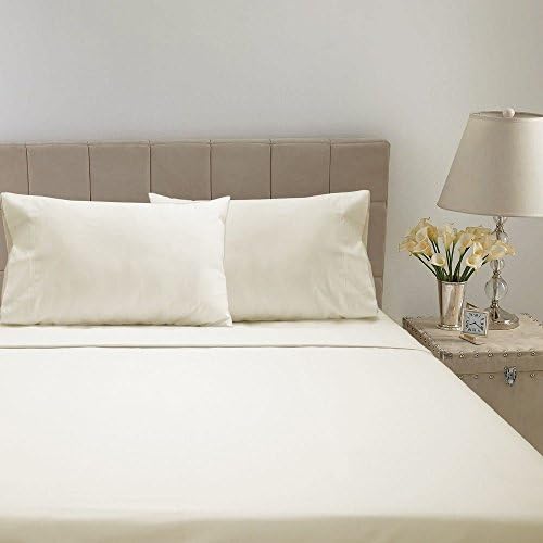 Hotel Luxury Reserve Collection 1,000 Thread Count Sheet Set, Ivory (Queen)