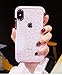 SUBESKING Compatible for iPhone Xs Max Case,Cute Crystal Clear Slim Fit 3D Diamond Pattern Soft TPU Anti-Scratch Shockproof Protective Phone Cover Cases for Women Girls(Pink)