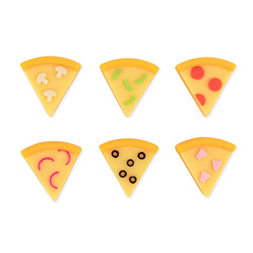 True 7127 Pizza Drink Wine Charms, One Size