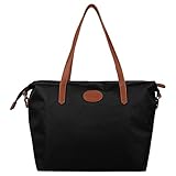 ECOSUSI Women Fashion Nylon Shoulder Tote Bag Medium Travel Handbags