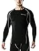 TM-MUD11-KLG_Large Tesla Men's Long Sleeve T-Shirt Baselayer Cool Dry Compression Top MUD11