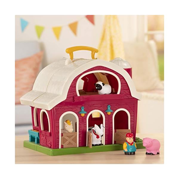 Battat--Big-Red-Barn--Animal-Farm-Playset-for-Toddlers-18m-6-pieces Battat – Big Red Barn – Animal Farm Playset for Toddlers 18m+ (6 pieces)