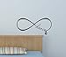 Wall Decal #2 Dance Love Forever Infinity Symbol. Cute Ballet Vinyl Wall Quote Saying Inspirational Lettering Motivational Art Sticker Wall Decor