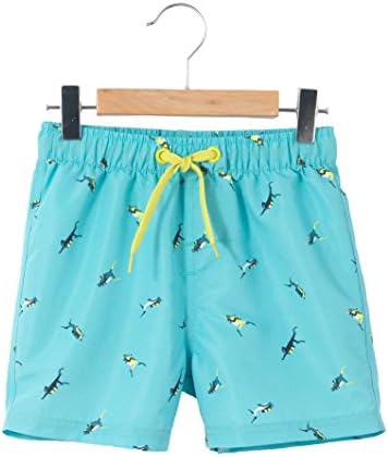 La Redoute Collections Big Boys Scuba Diver Printed Swim Shorts, 3-12 Years Green Size 10 Years - 54 in.