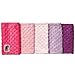 Snuggle Stuffs Baby 5 Pack Minky Dot Burp Cloths - Girls