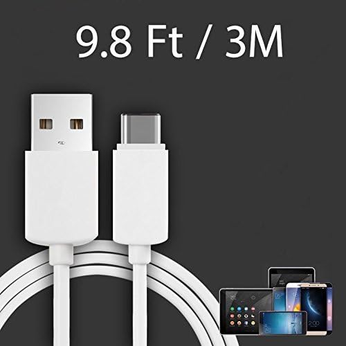 Original Xiaomi Mi Pad 2 10FT USB to Type-C Charging and Transfer Cable. (WHITE / 3Mt)