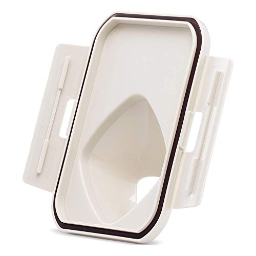 Komax Fresh Grain Set of 2 Rice Containers | 2-Quart Dry Food Storage Dispenser | Suitable for Rice, Pet Food & Grain Storage | With Lid & Measuring Scoop (1-cup) | BPA-Free & Dishwasher Safe