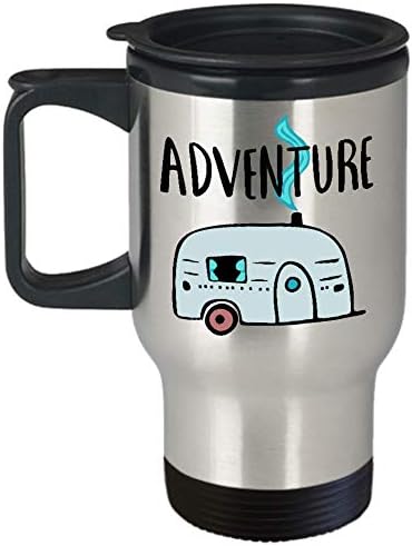 camper stainless steel mug
