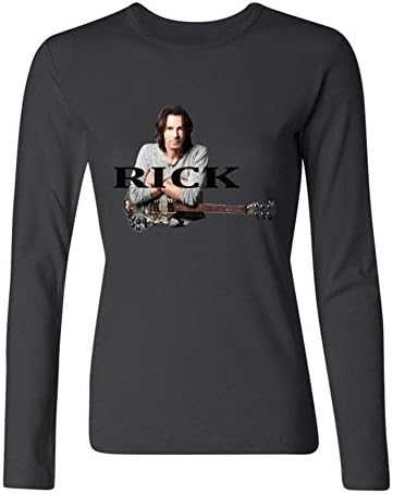 FASHIRT Women's We Love Rick Springfield Long Sleeve T-shirt Black XXL
