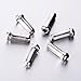 Pangda 300 Pieces Cable End Brake Cable Cap Cable Crimp Ends for Bike and Mountain Bicycle, Silver Color