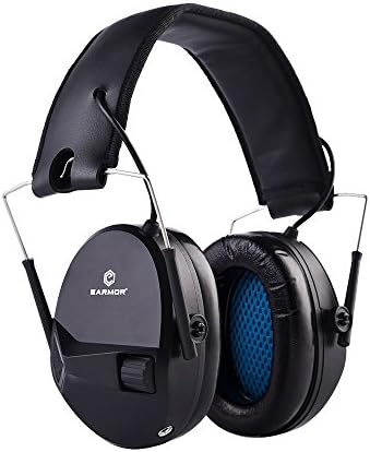 EARMOR - Electronic Ear Hearing Protection Earmuff - Hunting Shooting Noise Reduction Head Muffs NRR 22DB - Sport Work Outdoor Protecting Tool