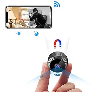 Image of Spy Camera Wireless Hidden Camera, Latest A17 HD 1080P WiFi Mini Camara Espias with 150 Wide Angle, Portable Wireless Covert Nanny Cam with Night Vision/Motion Detection for Home Security Monitoring