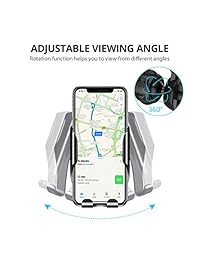 Vicseed - Soporte de automóvil para teléfono celular, rejilla de ventilación de aire, compatible con iPhone XR XS Max XS X 8 7 6 Plus, compatible con Samsung Galaxy S10 S10 + S10e S9 S8 S7 LG Google etc.