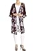 Anna-Kaci Womens Long Embroidered Lace Kimono Cardigan With Half Sleeves, Burgundy, Onesize