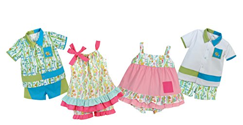 Stephan Baby Go Fish Swing Top and Ruffled Diaper Cover, 6-12 Months