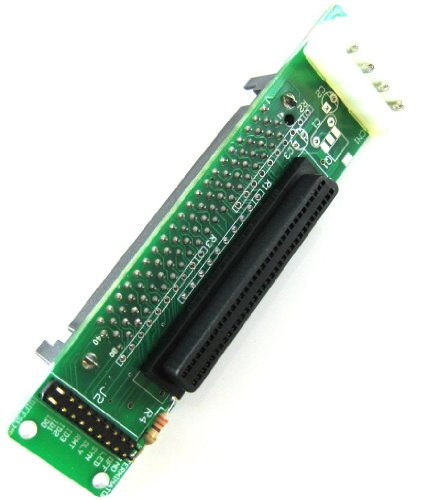 SCSI SCA 80 80P to Ultra SCSI II/III 68 68P LVD-SE Adapter Converter Card