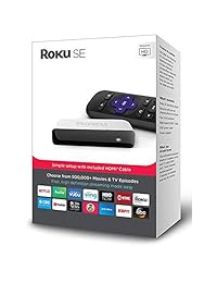 Roku Se  Rápida optimización de alta definición. Fácil de colocar.