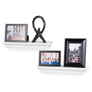 Amazon.com: brightmaison Crown Molding Floating Shelves