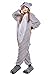 ABING Halloween Pajamas Homewear Onepiece Onesie Cosplay Costumes Kigurumi Animal Outfit Loungewear,Koala Adult S -for Height 150-158cm