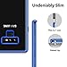 TORRAS Crystal Clear Galaxy Note 9 Case, Clear Ultra Thin Slim Fit Soft TPU Gel Case Cover with Electroplated Frame Compatible with Samsung Galaxy Note 9(2018), Clear Back/Blue Frame