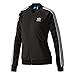 adidas Originals Women's Tops Superstar Track, Black/White, Medium
