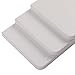 WUDENHOM White Shelf for Wall, Set of 3 Wall Mount Wood Floating Decorative Long Shelves for Home School Office Dormitory Decoration(12,16,20Inch Long)