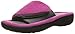 isotoner womens Adjustable Memory Foam W/ Smartdri Slide Slipper, Tickle Pink, 7.5-8 US