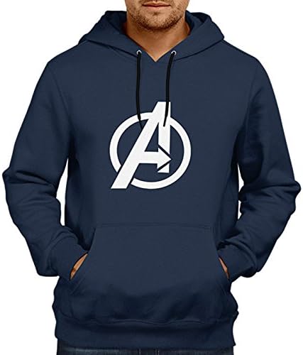 Avenger Navy Blue-Hoodie | Mens Hoodies Stylish | Hoodies for Mens | Avenger Hoodie Sweatshirt Winter Cotton Blue Color
