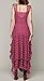 R.Vivimos Womens Sleeveless Backless Asymmetrical Layered Lace Long Dress with Slip Two Pieces (Medium, Hot Pink)