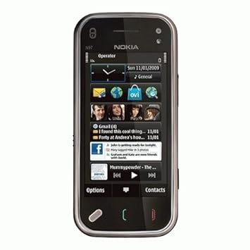 Nokia N97 Mini Smartphone (8,1 cm (3,2 Zoll) Display, Touchscreen) schwarz mit T-Mobile Branding