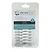 Zenna Home NeverRust Rustproof Aluminum Double Shower Hooks, Chrome