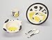 EcoBamboo Ware Kids Dinnerware Set, Cow, 5 Piece