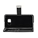 IZENGATE Wallet Case Designed for Samsung Galaxy S8 Plus - PU Leather Flip Cover Folio with Stand (Black)