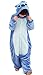 Tonwhar Kids Stitch Kigurumi Pajamas Children's Unisex Cosplay Costume Onesie (125(Height:53.14