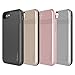 iPhone 7 Case, ZUSLAB [ SLIDE ARMOR ] Card Holder Hidden Wallet, Hybrid Dual Layer ShockProof Protective bumper for Apple iPhone 7 2016 Card Slot Cover (Rose Gold)